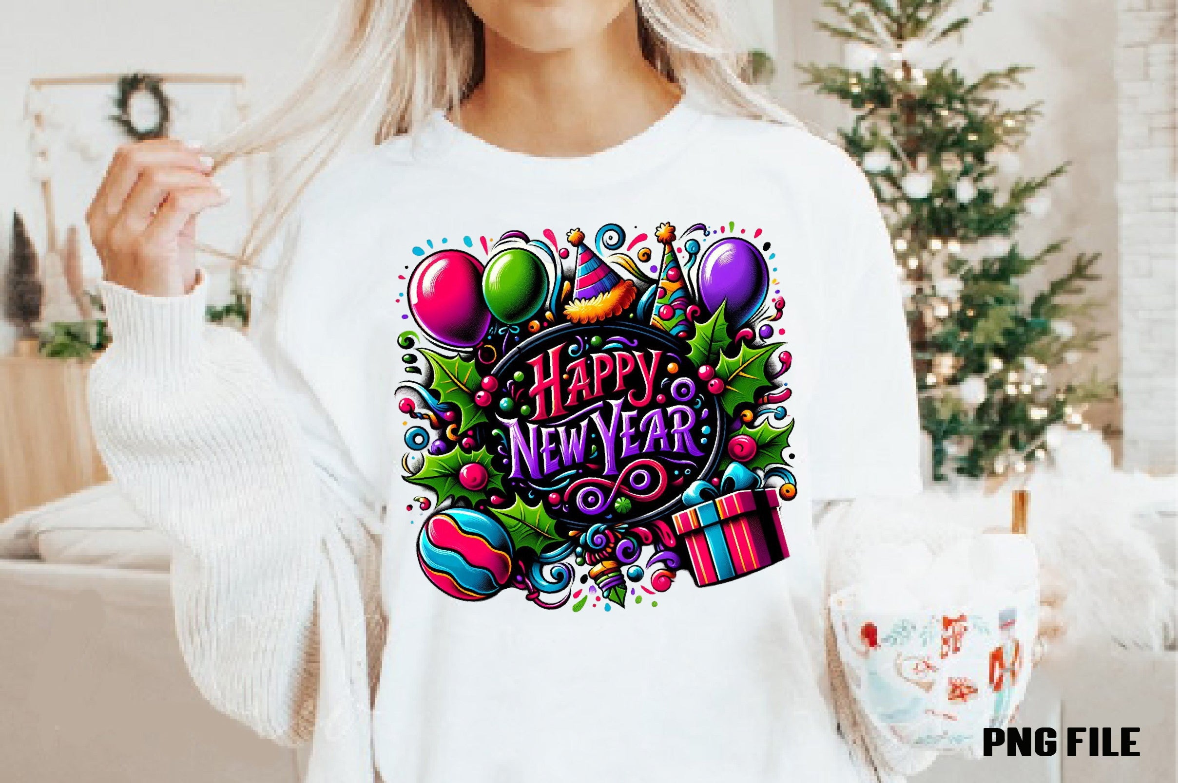 Happy New Year Clipart Bundle