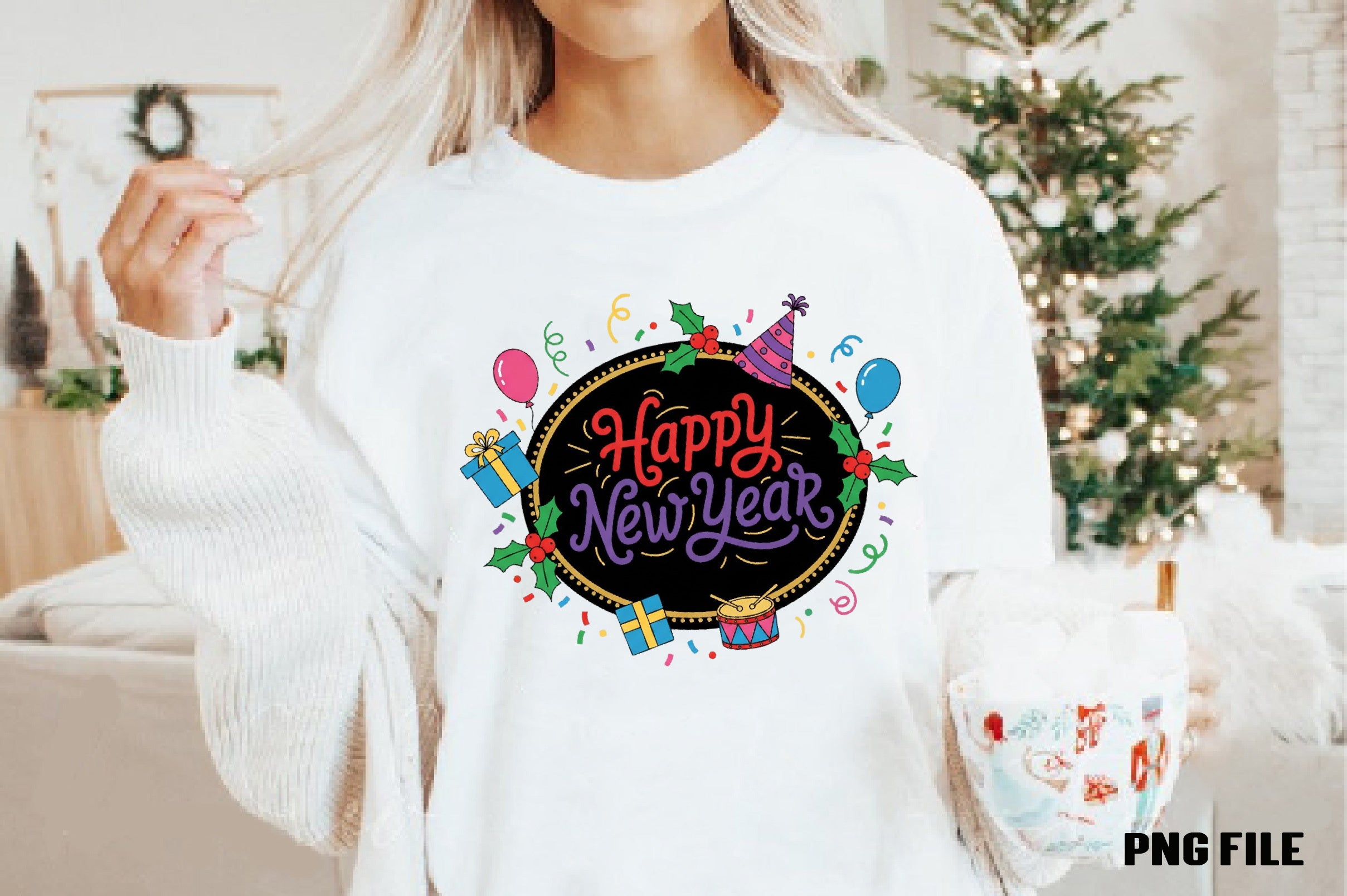 Happy New Year Clipart Bundle