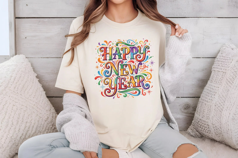 Happy New Year Clipart Bundle - CraftNest - Digital Crafting and Art