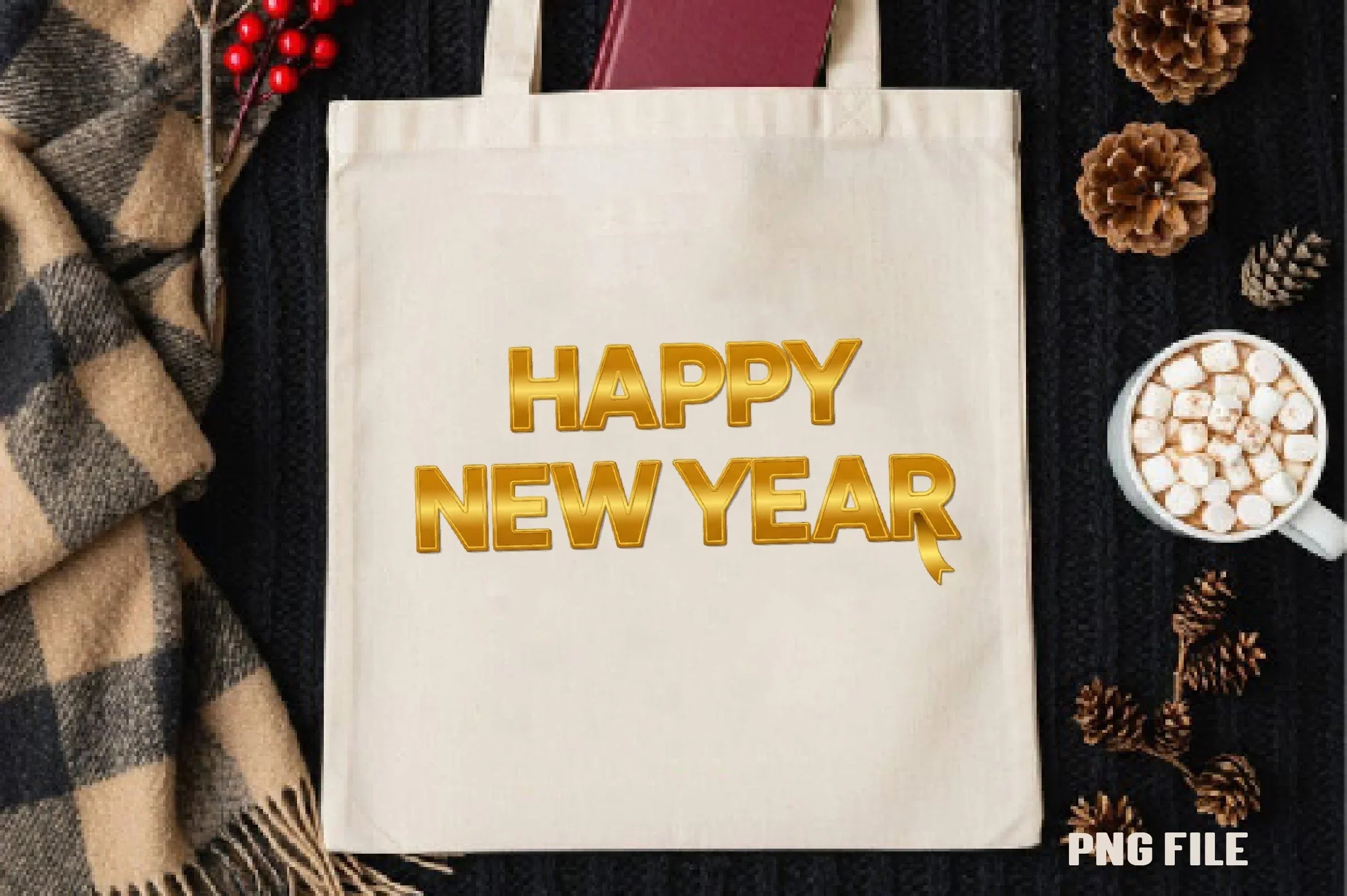 Happy New Year Clipart Bundle - CraftNest - Digital Crafting and Art
