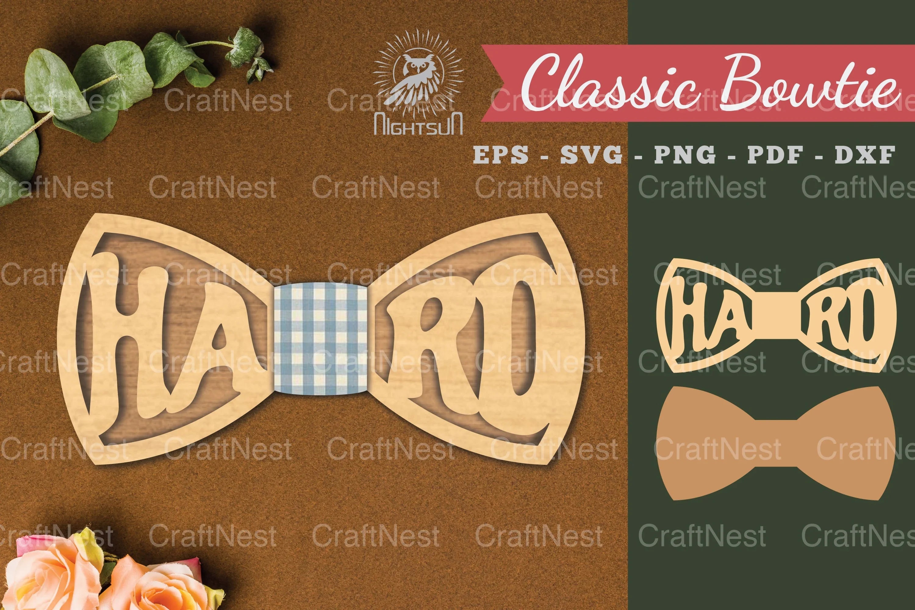 Hard Laser Cut Bowtie Clipart Bundle - CraftNest - Digital Crafting and Art
