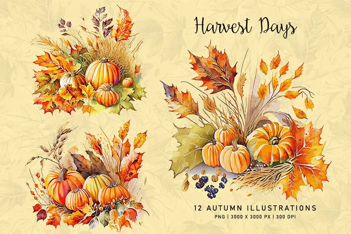 Harvest Days - Autumn - CraftNest - Digital Crafting and Art