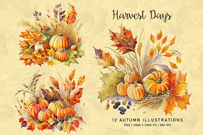 Harvest Days - Autumn - CraftNest - Digital Crafting and Art