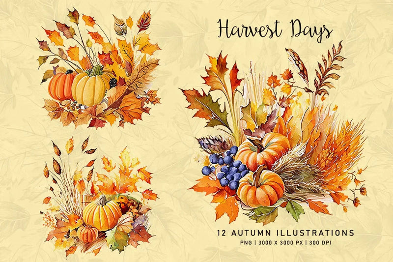 Harvest Days - Autumn - CraftNest - Digital Crafting and Art