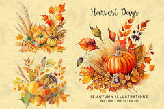Harvest Days - Autumn - CraftNest - Digital Crafting and Art
