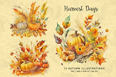 Harvest Days - Autumn - CraftNest - Digital Crafting and Art