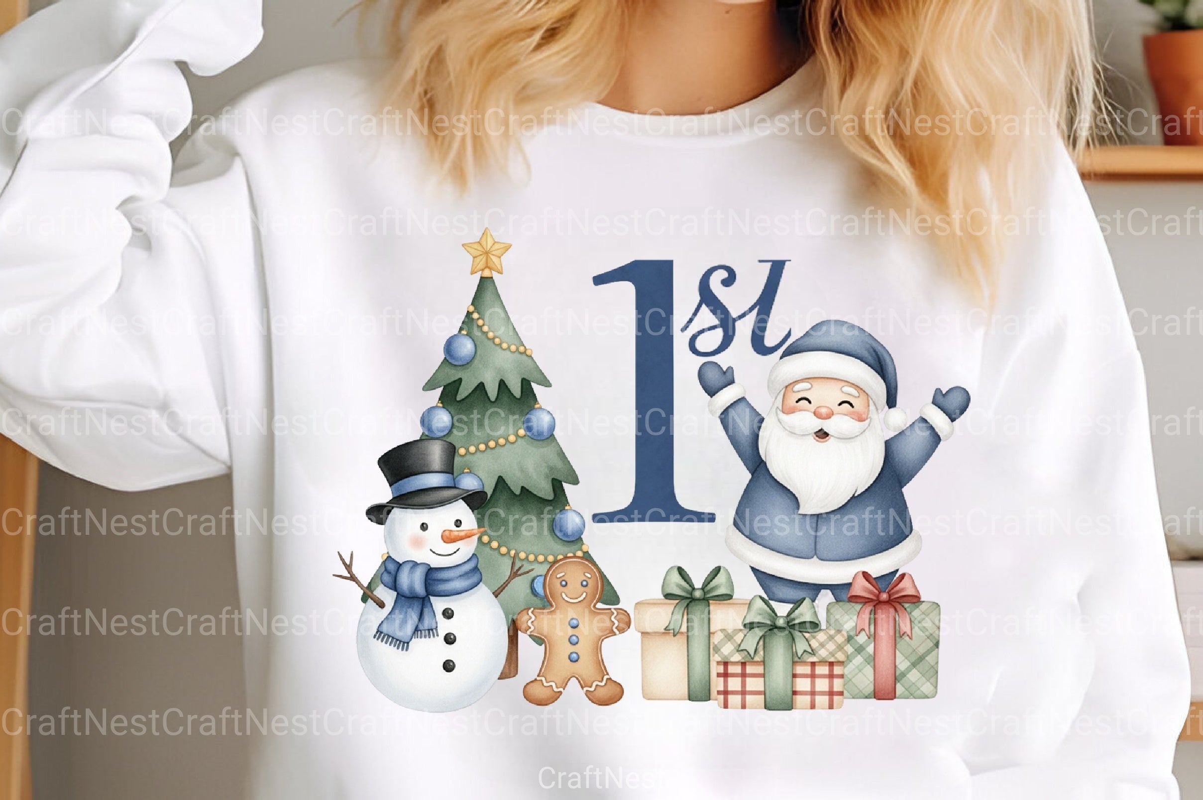 Santa Claus First Christmas Clipart Bundle - CraftNest - Digital Crafting and Art