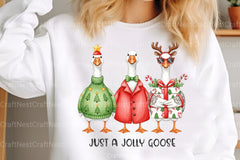 Jolly Christmas Goose Clipart Bundle 1 - CraftNest - Digital Crafting and Art