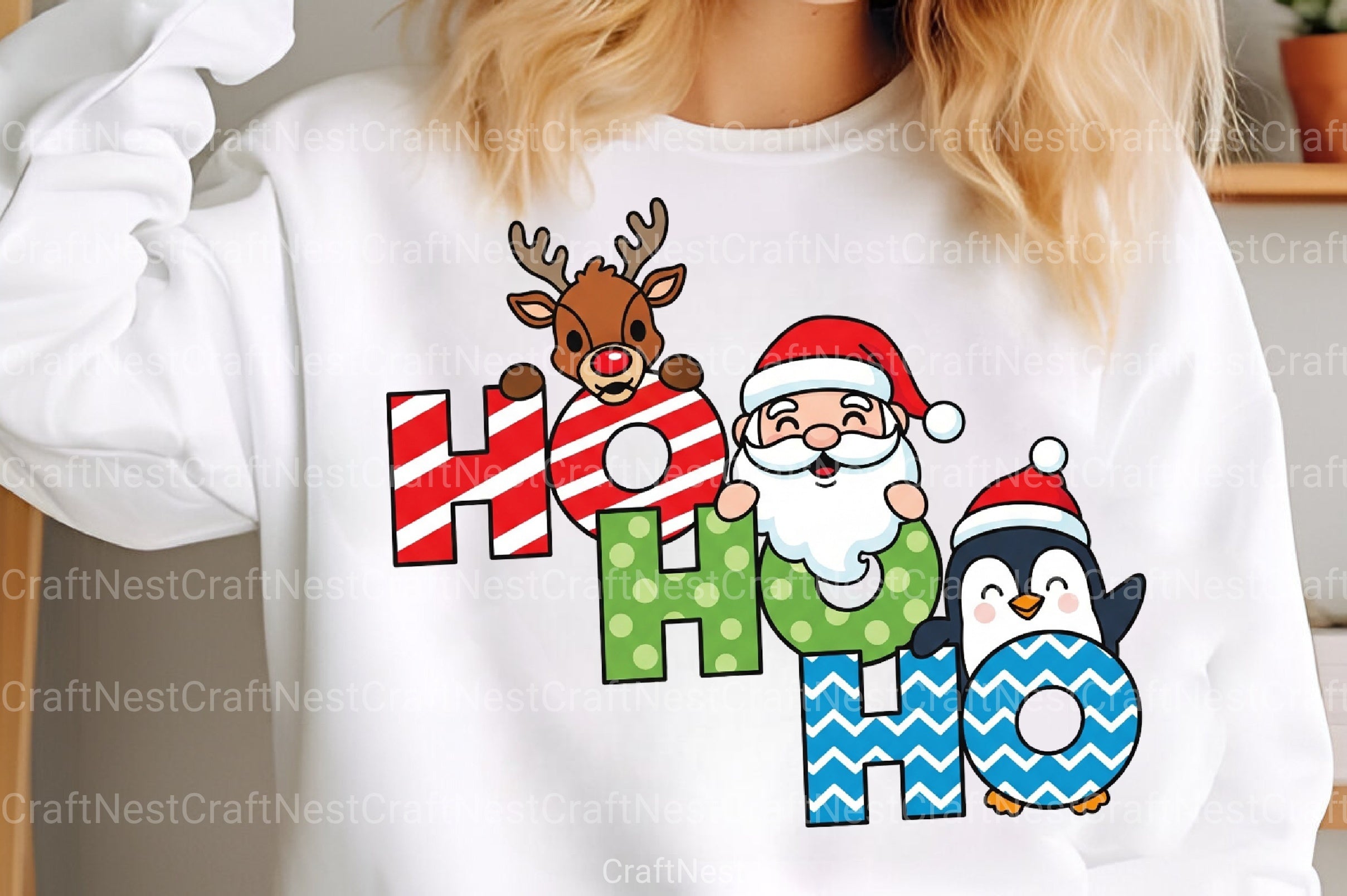 Santa Ho Ho Ho PNG Clipart Bundle - CraftNest - Digital Crafting and Art