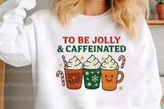 Jolly & Caffeinated Christmas Coffee Clipart Bundle 88 - CraftNest - Digital Crafting and Art