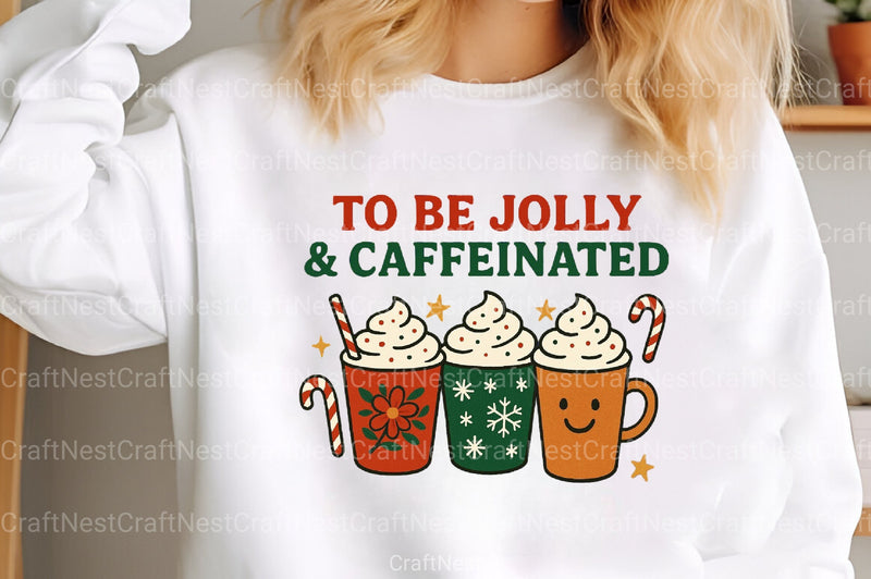 Jolly & Caffeinated Christmas Coffee Clipart Bundle 88 - CraftNest - Digital Crafting and Art