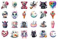 Spooky Cute Clipart Bundle 1 - CraftNest - Digital Crafting and Art