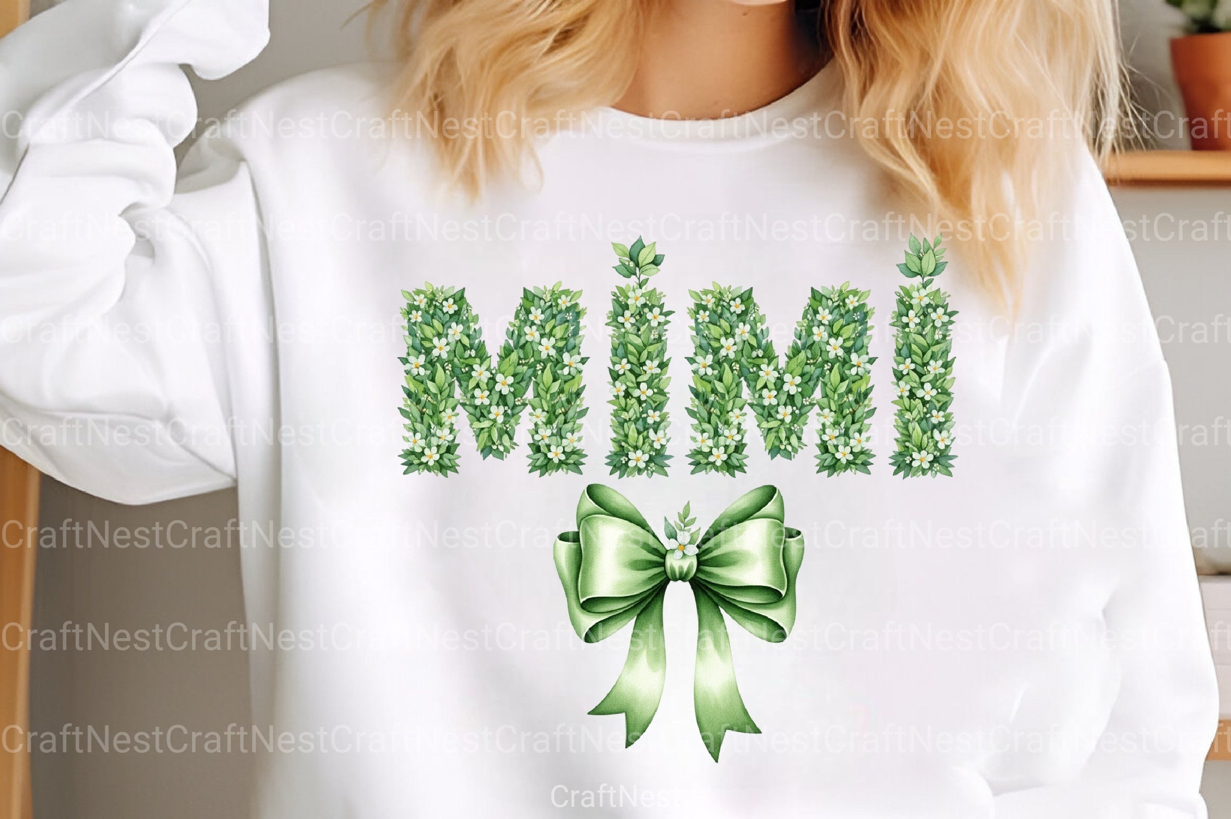 Floral Mimi Coquette Mama Grandma Clipart Bundle - CraftNest - Digital Crafting and Art