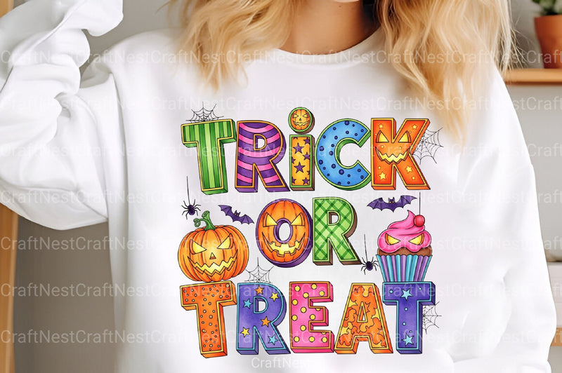 Halloween Trick or Treat Spooky Clipart Bundle 2 - CraftNest - Digital Crafting and Art