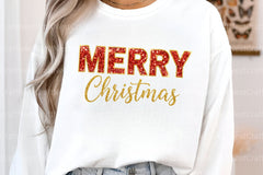 Glitter Sequins Merry Christmas Clipart Bundle - CraftNest - Digital Crafting and Art