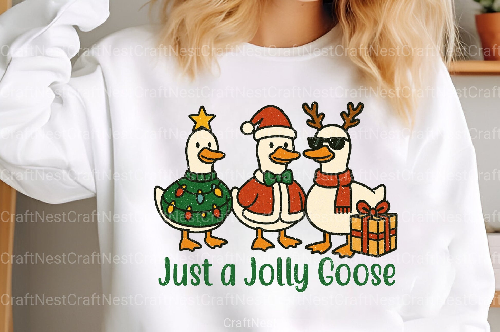Jolly Christmas Goose Clipart Bundle 2 - CraftNest - Digital Crafting and Art