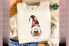 Festive Christmas Patchwork Gnome Clipart Bundle - CraftNest - Digital Crafting and Art