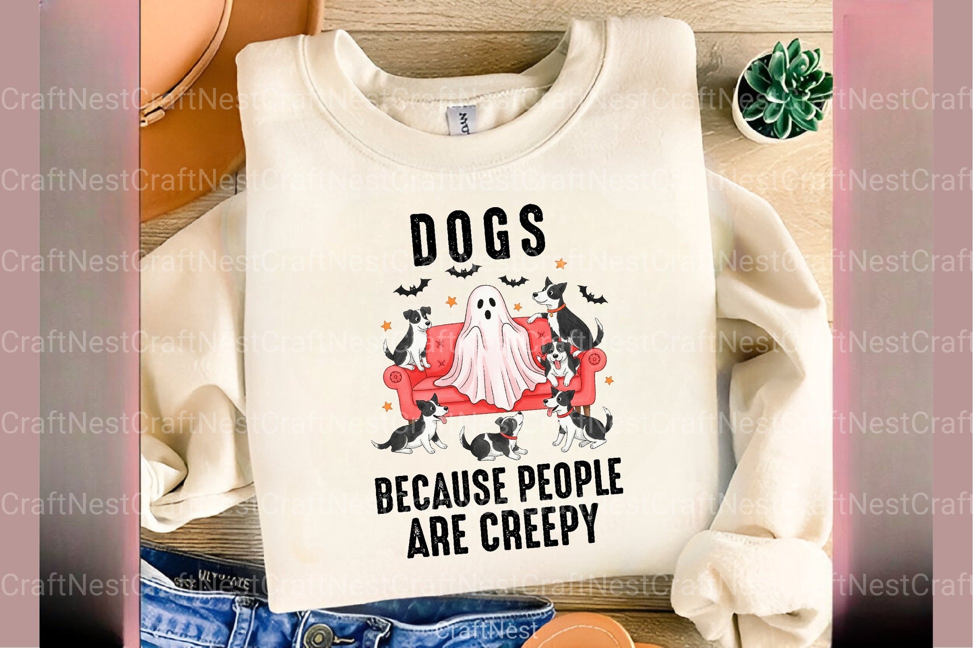 Spooky Halloween Dog Ghost Clipart Bundle - CraftNest - Digital Crafting and Art