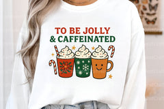 Jolly & Caffeinated Christmas Coffee Clipart Bundle 88 - CraftNest - Digital Crafting and Art