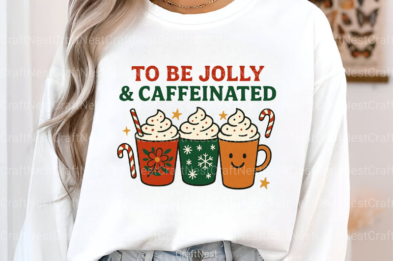 Jolly & Caffeinated Christmas Coffee Clipart Bundle 88 - CraftNest - Digital Crafting and Art