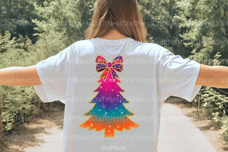 Glitter Brushstroke Christmas Tree Clipart Bundle - CraftNest - Digital Crafting and Art