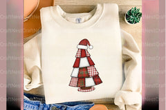 Patchwork Christmas Tree Embroidery Clipart Bundle - CraftNest - Digital Crafting and Art