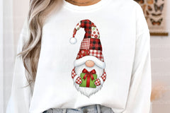 Festive Christmas Patchwork Gnome Clipart Bundle - CraftNest - Digital Crafting and Art