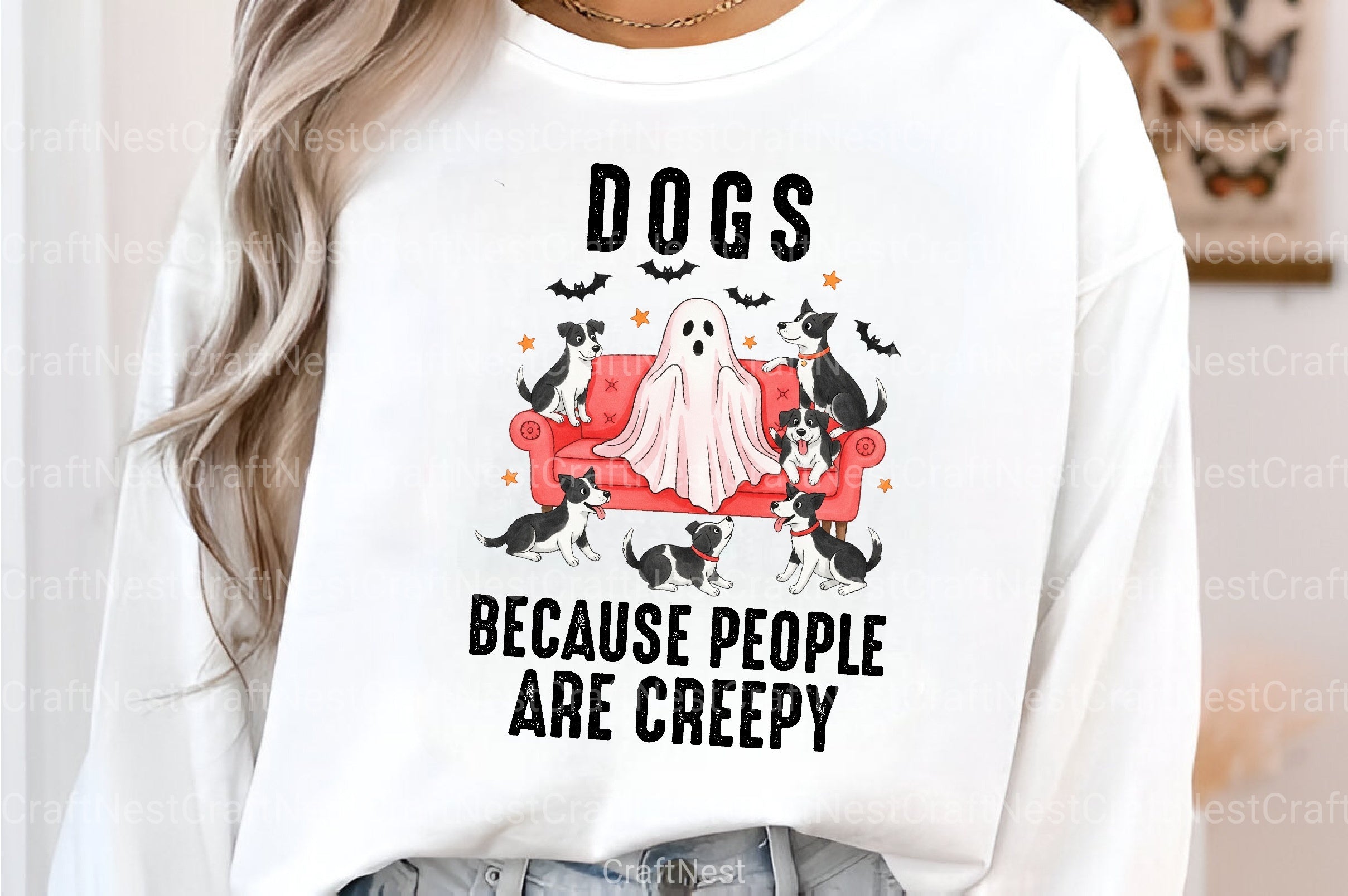 Spooky Halloween Dog Ghost Clipart Bundle - CraftNest - Digital Crafting and Art