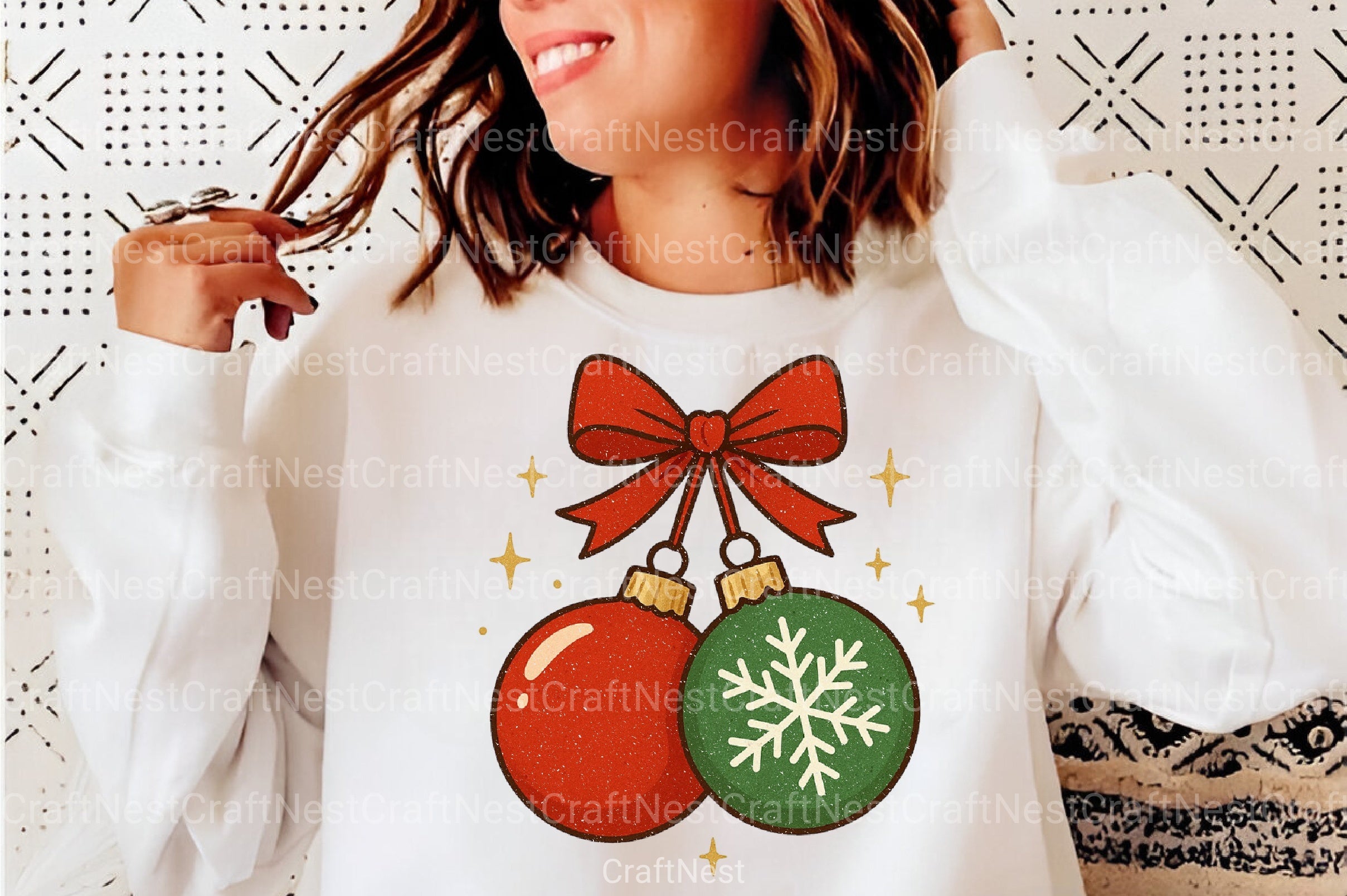 Vintage Christmas Ornament Cherries Clipart Bundle - CraftNest - Digital Crafting and Art