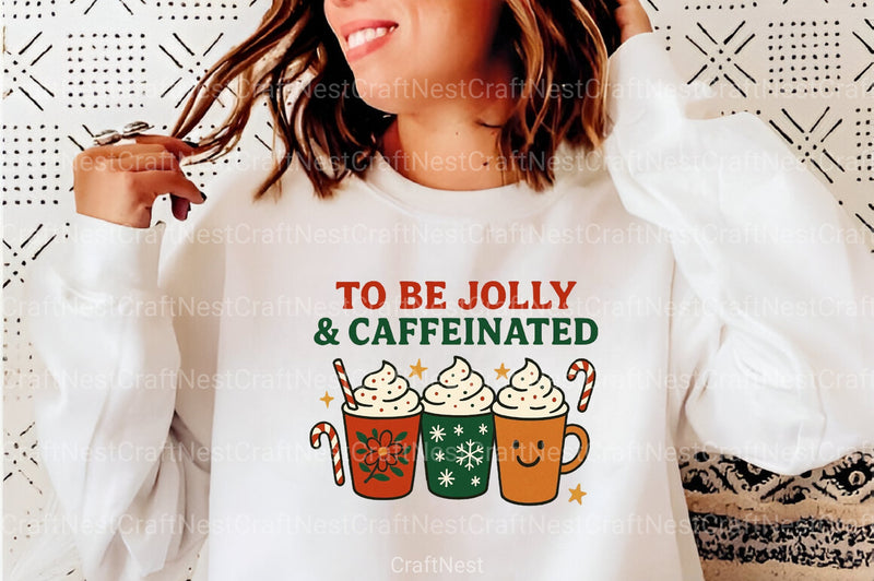 Jolly & Caffeinated Christmas Coffee Clipart Bundle 88 - CraftNest - Digital Crafting and Art