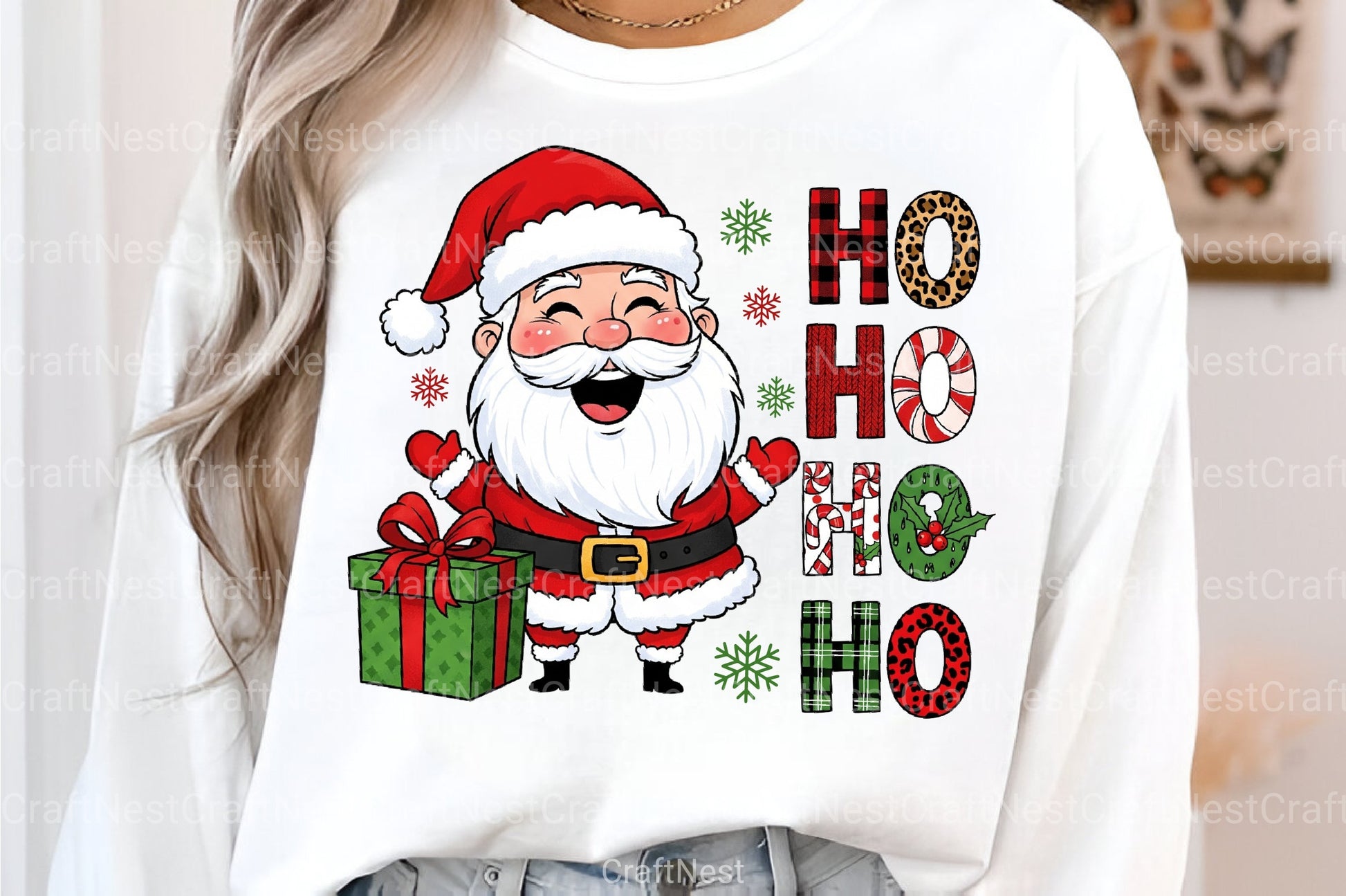 Santa Ho Clipart Bundle - CraftNest - Digital Crafting and Art