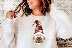 Festive Christmas Patchwork Gnome Clipart Bundle - CraftNest - Digital Crafting and Art