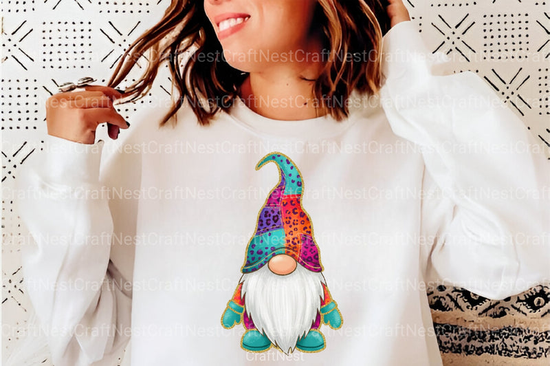 Christmas Gnome Glitter Brushstroke Clipart Bundle - CraftNest - Digital Crafting and Art