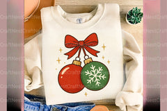 Vintage Christmas Ornament Cherries Clipart Bundle - CraftNest - Digital Crafting and Art