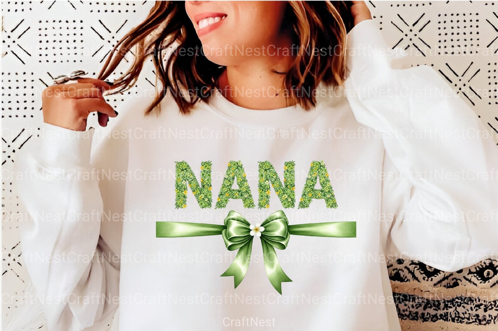 Floral Nana Coquette Grandma Design Clipart Bundle - CraftNest - Digital Crafting and Art