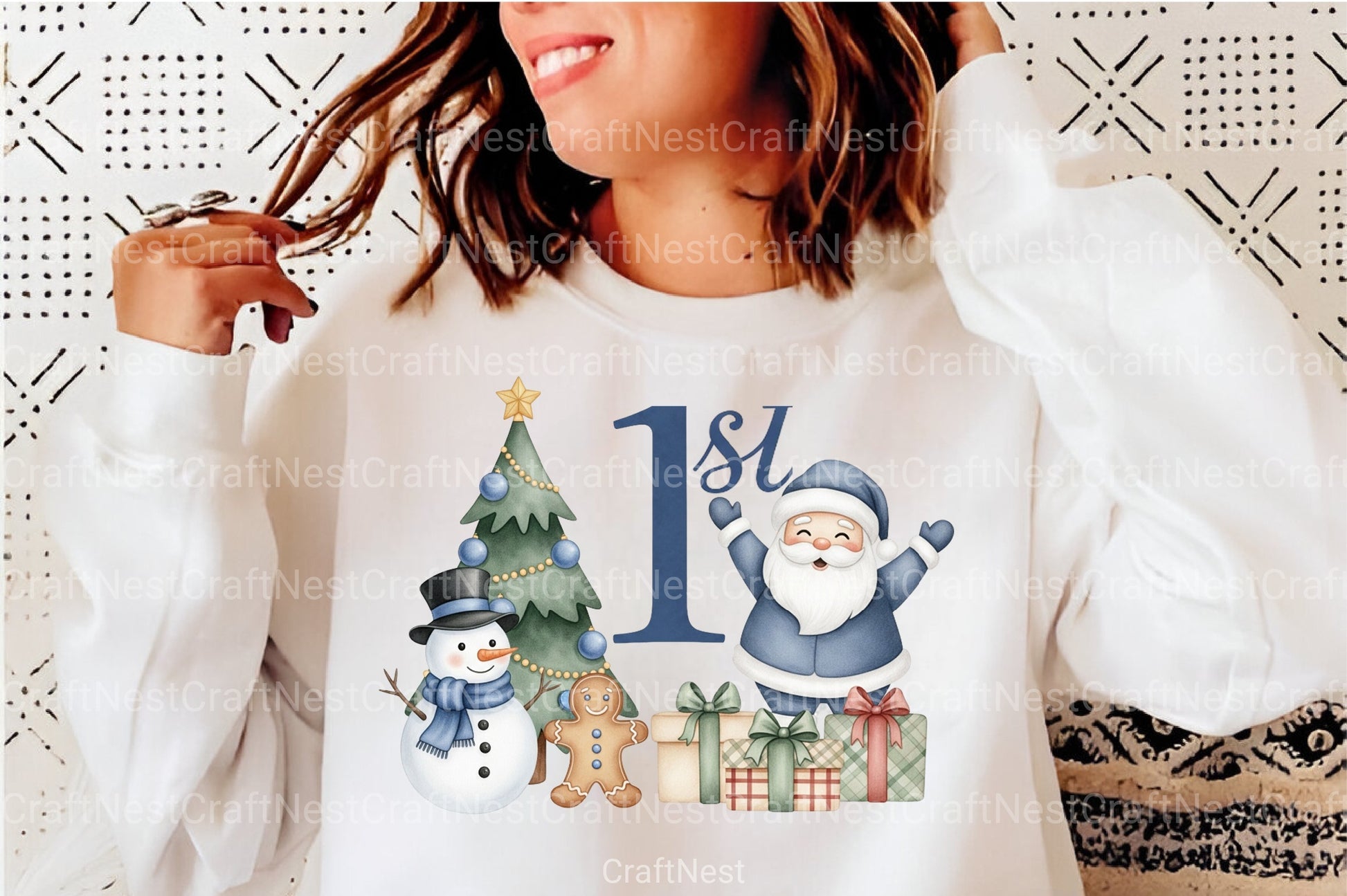 Santa Claus First Christmas Clipart Bundle - CraftNest - Digital Crafting and Art