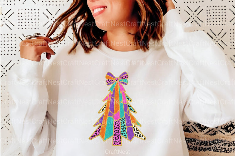 Glitter Brushstroke Christmas Tree Clipart Bundle 2 - CraftNest - Digital Crafting and Art