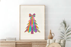 Glitter Brushstroke Christmas Tree Clipart Bundle 2 - CraftNest - Digital Crafting and Art