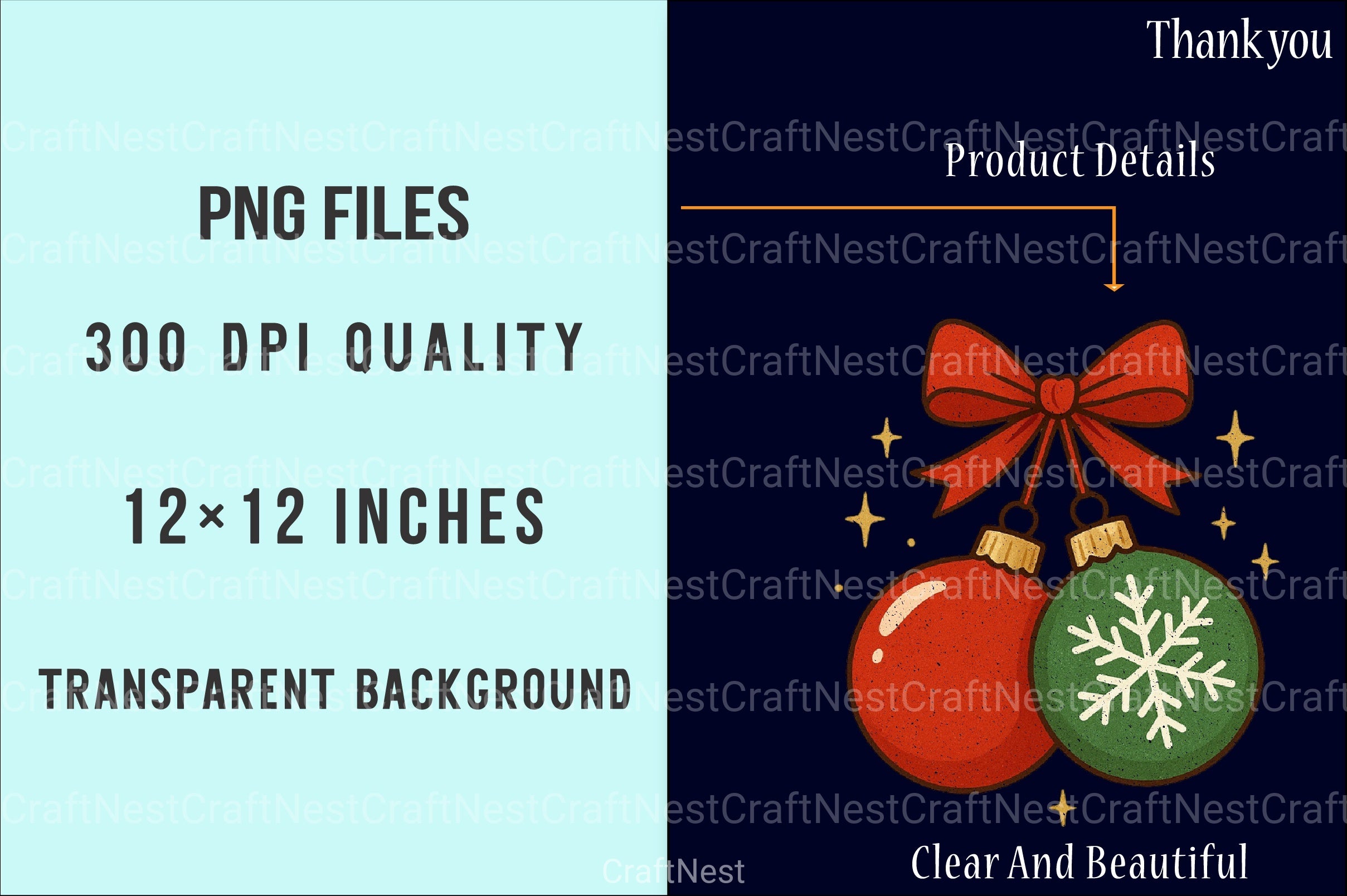 Vintage Christmas Ornament Cherries Clipart Bundle - CraftNest - Digital Crafting and Art