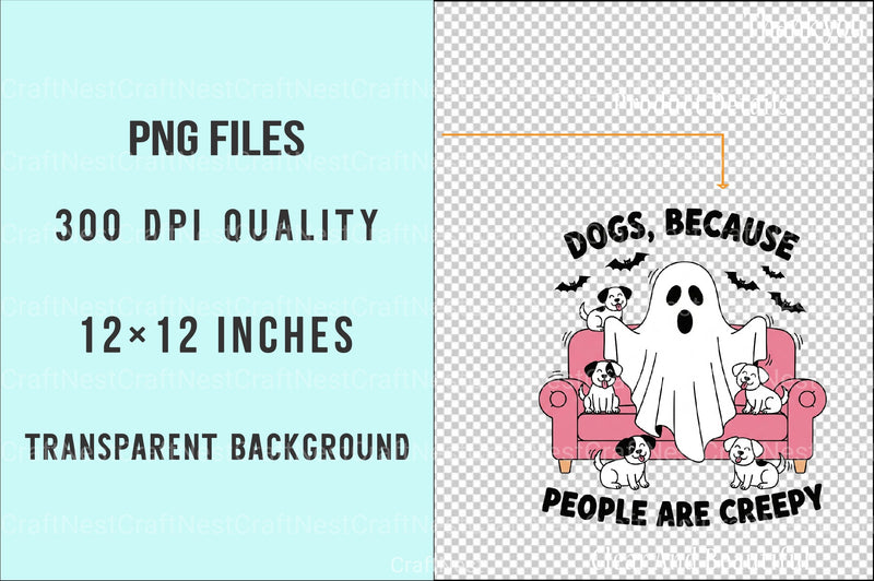 Halloween Dog & Spooky Ghost Retro Shirt Design Bundle - CraftNest - Digital Crafting and Art