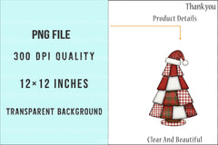 Patchwork Christmas Tree Embroidery Clipart Bundle - CraftNest - Digital Crafting and Art