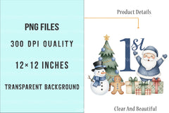Santa Claus First Christmas Clipart Bundle - CraftNest - Digital Crafting and Art