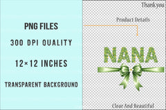 Floral Nana Coquette Grandma Design Clipart Bundle - CraftNest - Digital Crafting and Art