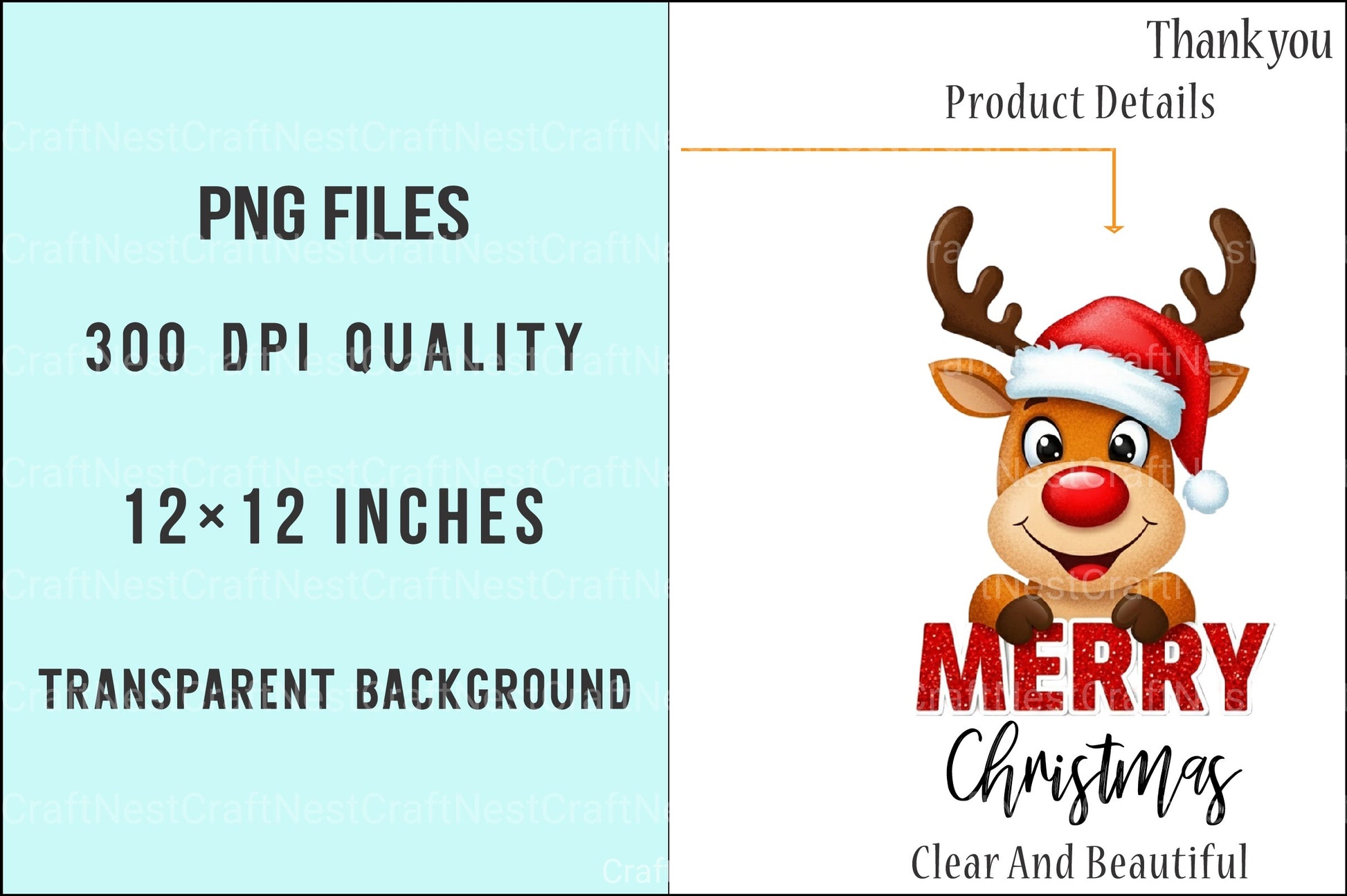 Christmas Merry Clipart Bundle 1 - CraftNest - Digital Crafting and Art