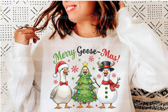 Funny Merry Christmas Goose Clipart Bundle 1 - CraftNest - Digital Crafting and Art