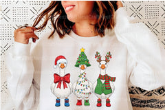 Funny Christmas Goose Clipart Bundle - CraftNest - Digital Crafting and Art