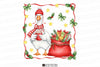 Christmas Goose Clipart Bundle: Cocoa & Gifts