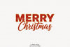 Glitter Merry Christmas Clipart Bundle