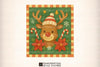 Vintage Christmas Reindeer Clipart Bundle