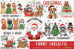 Funny Sarcastic Christmas Clipart Bundle - CraftNest - Digital Crafting and Art